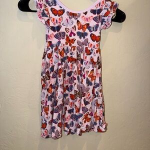 Little Sleepies Butterfly Twirl Dress 3T